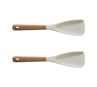 drburpily 2pcs Spoon New Kitchen Utensils Utensils Multi Silicone Cooking Wooden Spoons for Silica Spoon Plastic Cooking