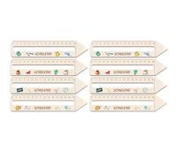 drburpily 8-Piece Set, School Gift Bookmark, Specially for Children, Durable, Suitable Elementary School Lovers, can be as a