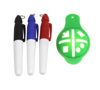 drburpily Accurate Ball Alignment Essential Golf Ball Line Stencil For Every Golfer Putter Squareness Line. To Check Alignment For Swing Or Putting Golf Marker Template Multi-template