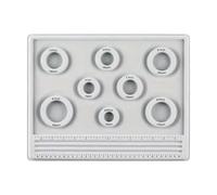 drburpily Bead Board Beading Board Mat Compounded to Generate Exceptional Jewelry Designing and Craft Flexibility Beading Tray for Bracelet Jewelry Making Tool