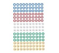 drburpily Bingo Balls Raffle Balls Number For Party Fun Easily Readable Tally Gatherings Ensuring Long Term Durability. Feature Transparent Window To Prevent Numbers Wearing Off Or Fading