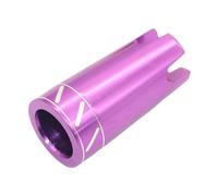 drburpily Butt Cushion Fishing Pole Fishing Rod End Cap Effective Rod Butt Cap Handy Gimbal Replacement Gimbals Cushion Pole Repair Accessory Parts Rear Cover, Violet, Length 5.5cm