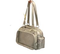 drburpily Chic JK Shoulder Bag Spacious Japanese Uniform Bag For Student School Girls PU Japanese Uniform JK Shoulder, silver