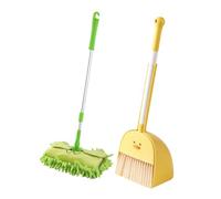 drburpily Children Dustpan Set With Durable Cleaning Toys Encourages for Creative Role Play With Mini Broom Toddlers Kids Cleaning Set Housekeeping Play Playhouse