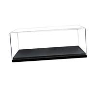drburpily Clear Display Case for 1/43 Scale Model Cars Featuring Easy Assembly and Stackable Display Stand Diecast Cars Stand Storage Holder Showcase Countertop