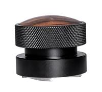 drburpily Coffee Distributor Adjustable Depth Walnut Stainless Steel Leveler Distribution Crafted for Coffee Experience Ground Leveler Palm Tamper Accessories