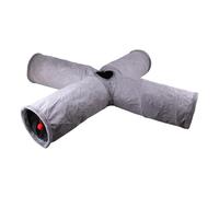 drburpily Collapsible Cat Tunnel Tube 4 Way Interactive Toy Tent Soft Fun Bed With Ball Playing Kittens Can Be Easily Folded Down And Storage When Not In .Convenient And Easy To