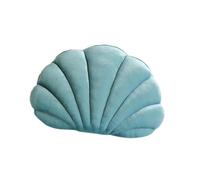 drburpily Colorful Seashell Pillow Plush Cushion For Creating Cozy Atmosphere In Any Room Or Car Seashell Decorative Pillow Throw Plush Playroom Shell Pillows Clam For Sofa Bed, Blue, 40x25cm