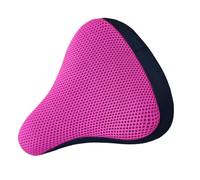drburpily Comfortable Bike Seat Cover Replacement Featuring Premium Mesh Keeping Cyclists Cool Under Sun Exposure Bicycle Saddle Cover Bike Seat Replacement, Rose Red, 20x23cm