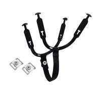 drburpily Comfortable Chinstrap Belt Replacement Parts Easy Installation Accessories Hockey Repairing Kit Includes 1 Pair Of Ear Belt Loops Repair Kit With Single Strengthened Snap Portable