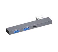drburpily Compact And Efficient 3 In 1 USB Hub Splitter For Easy Device Connection And Data Transfer On Go Sturdy And Durable To High Performance USB Adapter, USB3.0 USB2.0 Type C,