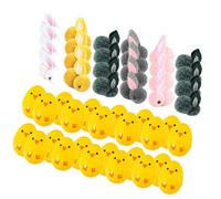 drburpily Cute Mini Stuffed Bunny Dolls In Colorful Easter Eggs Practical Basket Stuffers For Kids Fun Set Includes 24 Easter Eggs Goodie Bag Fillers Prize Rewards Holidays