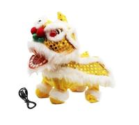 drburpily Dancing Lion Plush Electric Toy Interactive Singing Doll For Home Accents Festivals And Playtime Electric Lion Dance Doll Can Sing And Dance Singing Dancing Toy New