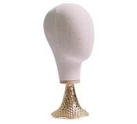 drburpily Detachable Mannequin Head Offers Display Options For Wigs Hats Scarves With Sturdy Base Barbershop And Home Salon Hat Holder Support Metal Base Stand Stable