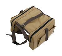 drburpily Dog Hiking Backpack With Side Pockets Adjustable Strap Breathable Durable Long Trail Usage Comfortable WearingThere Is Also Equipped With Adjustable for Buckle For Easy