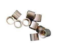 drburpily Durable Billiard Cue Ferrules Replacement Parts Lightweight Accessories For Enhanced Game Control And Accuracy Billiard Cue Ferrules Tips Replacement Part, Golden, 9.5mm