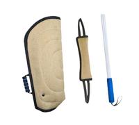 drburpily Durable Dog Bite Pillow Tug Toy Chewing Toy Providing Engagement For Outdoor Puppy Training Sessions Dog Bite Training Set Is Made Of Jute Stick Pet Supplies Interactive