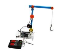 drburpily Durable Science Experiment Tower Crane Toy Made Sturdy Materials Easy To Hands On Learning Activities Technology Small Production DIY Tower Crane Toy Handmade Scientific