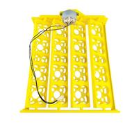 drburpily Egg Incubator Tray Excellent Performance Lightweight Unique Automatic Hollow Out Egg Supplies Hatching Efficient Incubator Tray Poultry Hatching Machine Tool , DC12V , 32.5x29x12cm