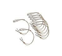 drburpily Empty Stone Holder Necklace Cord Includes 8 Pieces Cotton Rope Easily Hold Favorite Crystals Enough Quantity To Meet DIY Needs. Holder Is Cotton Rope Arts Beading Jewelry
