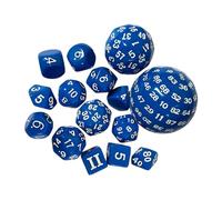 drburpily Engaging Board Games With Polyhedral Dice Set 15 Dice Includes D4 D6 D100 D60 Party Games Respectively D100 D60 D30 D24 D20 D16 D12 D10 D8 D7 D5 D4. Acrylic Polyhedral Is