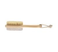 drburpily Exfoliate Scrub Remover Kit Foot Stone Callus Brush Effective Wood Smoothing Callouses Regularly Length is About 17.3cm/6.81 Inches Made of Wood and Pumice Stone