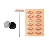 drburpily Eyelash Stamps Stencil With Handle For Quick Application And Beautiful Lower Lash Makeup Every Day Making Eyes Look More Bright And Attractive. Faux False Eyelash
