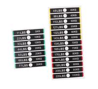 drburpily Fitness Equipment Accessory Weight Stickers Versatile Offering Various Weight Labels To Cater To Diverse Workout Approaches Gym Equipment Stack Labels Number Stickers