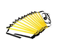 drburpily Fitness Training Speed Ladder Unique Enhances Agility While Improving Performance And Footwork Skills Football Speed Training Equipment Agility Ladder, Yellow Black, 2m 4 Sections