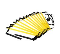 drburpily Fitness Training Speed Ladder Unique Enhances Agility While Improving Performance And Footwork Skills Football Speed Training Equipment Agility Ladder, Yellow Black, 4m 8 Sections