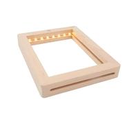 drburpily for Creative Wood Frame With LED Night Light Customizable Home Decor Gifting On Special Days Using Screen Luminous Night Lights Led Lamp Bedside Decoration, 23x17x2cm