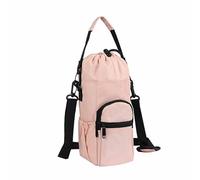 drburpily for Thermos Bottle Cover, Oxford Cover, Multifunctional Shoulder Carrying Design, and Versatile, All of Travel, Color Clash Powder