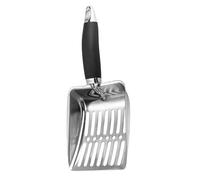 drburpily Gift Stainless Steel Cat Litter Scoop For Litter Box Users Gift Giving Needs 10.24''x4.21'' In Size And Long Using Time. Cat Scooper Has With Smooth Inclined