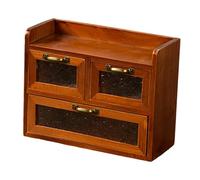 drburpily Handcrafted Cosmetic Display Cases Makeup Organizer Desk Storage Solution Large Capacity Needs Showcasing E Skin Cares Cosmetic Display Cases Makeup Box Stand, Style B