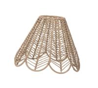 drburpily Handwoven Lamp Shade Basket Cylinder Cover Unique Pendant Light Chandelier Wall Sconces Shade Created For Woven Lampshade Small Boho Replacement