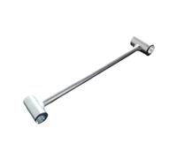 drburpily Hinges Gaps Adjusting Wrench Hand Tool Provides Effective Solutions to All Door Types Close Firmly and Correctly Door Hinge Repair Tool High Carbon Steel Sturdy, Silver, 8mm to 19mm