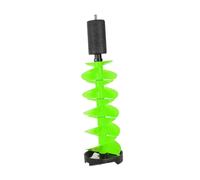 drburpily Ice Drill Auger Custom Ice Fishing Accessories Designed to Effortlessly Cut Through During Outdoor Activities Oceans Sea Fishing Lakes Rivers, Green, 75cm