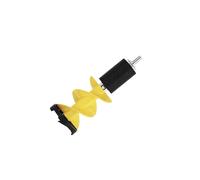 drburpily Ice Drill Auger Custom Ice Fishing Accessories Designed to Effortlessly Cut Through During Outdoor Activities Oceans Sea Fishing Lakes Rivers, Yellow, 50cm