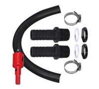 drburpily Join Rain Barrels Together With Greenhouse Guttering Rainwater Kit ABS Water Butt Hose Connector Water Butt Diverter Kit, B