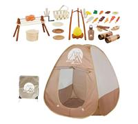 drburpily Kids Camping Set With Adventure Activity Toys Promotes Hands-On Learning Through Fun Pretend Outdoor Camping Experience Kids Pretend Toys Activity Adventure