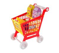 drburpily Kids Shopping Cart Trolley Set And Kitchen Accessories Encourage Educational Play For Child Development And Engagement Children Pretend Play Realistic Kitchen Accessory