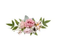 drburpily Lightweight Home Decorations Anniversary Holidays Captivating Pew Flowers With Gorgeous Roses For Every Occasion Church Chair Decorations Party Decor Artificial, Style C