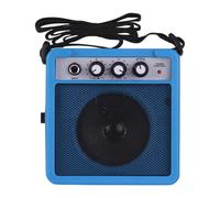 drburpily Lightweight Portable Mini Guitar Amp Speaker Compact Enables Easy Carrying Sound Travel Musicians Is Convenient To Carry When Playing Guitar On Move Portable Mini Amp, blue, 12.5x12.5x6cm