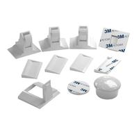 drburpily Magnetic Cabinet Locks Invisible Drawer White Child No Installation ABS Environmentally Friendly 4 1 Key for Doors