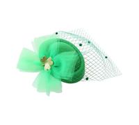 drburpily Mesh Mesh Fascinator Hat With Hair Clips Is Trendy Addition To Any Holiday Outfit Bringing Joy Fun Photo Prop Fascinator Hat With Hair Clips Headwear, Decor, 29 x16 cm