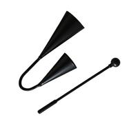 drburpily Metal Double Bell Percussion Agogo Instrument Fun Tool For Teaching Music Improves Skills In Kids Using Engaging Activities Percussion Agogo Bells Traditional Instrument, 18x11cm