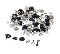 drburpily Mixed Sewing Hooks Eyes Closure Complete Set For Bra Trousers Skirt Dress Sewings Not Easy To Rust And Fade. Bra Trousers Skirt Dress Sewing DIY Craft