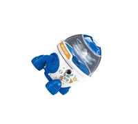 drburpily Money Banks Money Saving Box With Key Lockable Unique Piggy Bank Rocket Engages Kids In Management Skills Box Christmas Birthday Festival Gift, blue, 16x11x15.5cm