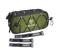 drburpily Mountain Road Bike Folding Front Bag Offers Maximized Storage Capacity For All Types Of Items Making Easy To Access Items While Riding. Bicycle Handle Bar Bag With, Green, 2.1L