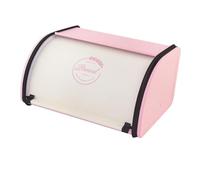 drburpily Multipurpose Storage Containers Breads And Muffins Dessert Shops And Living Room Bread Bin Features Fine Workmanship Household Snack Organizer Boxes Countertop Pantry , White Pink , S
